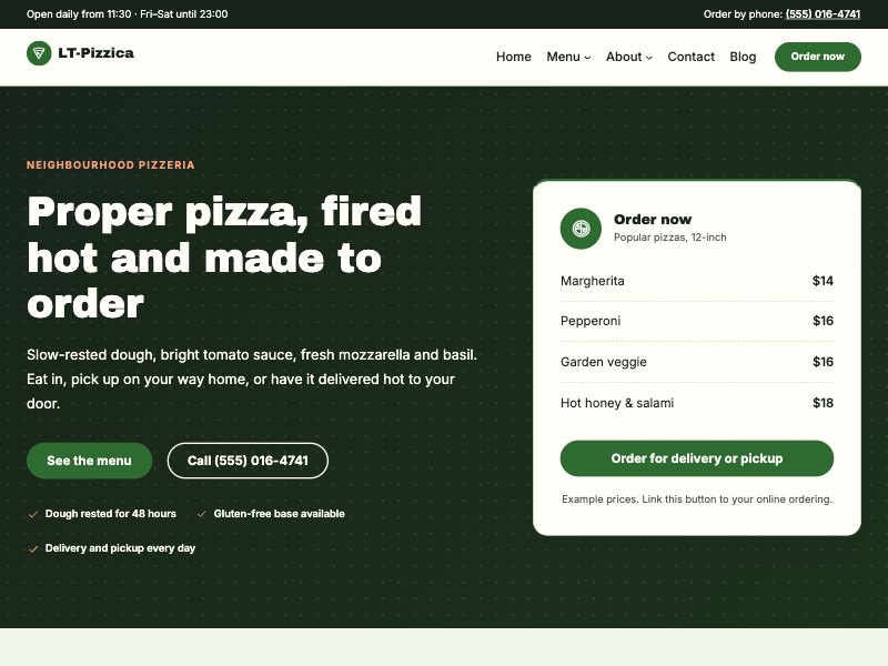 LT Pizzica – Basil colour style