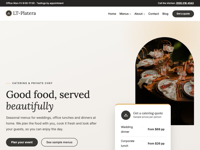 LT Platera – Charcoal colour style