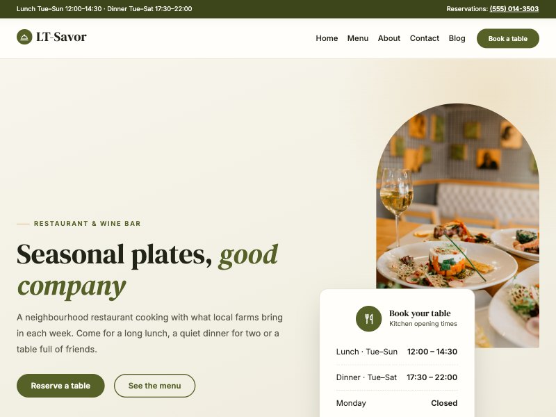 LT Savor – Olive colour style