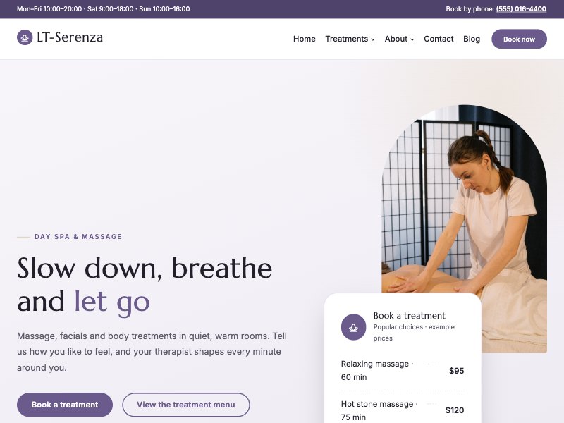 LT Serenza – Lavender colour style