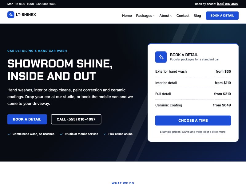 LT Shinex – Electric Blue colour style