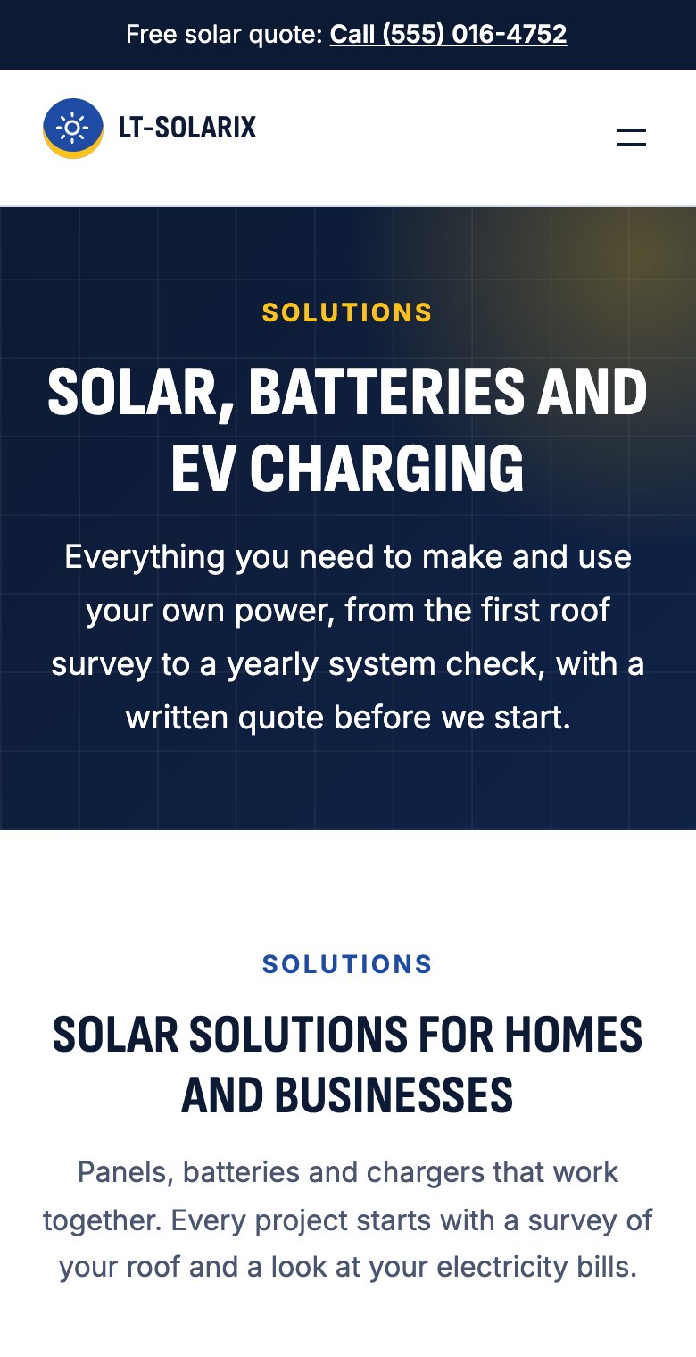 LT Solarix mobile treatments