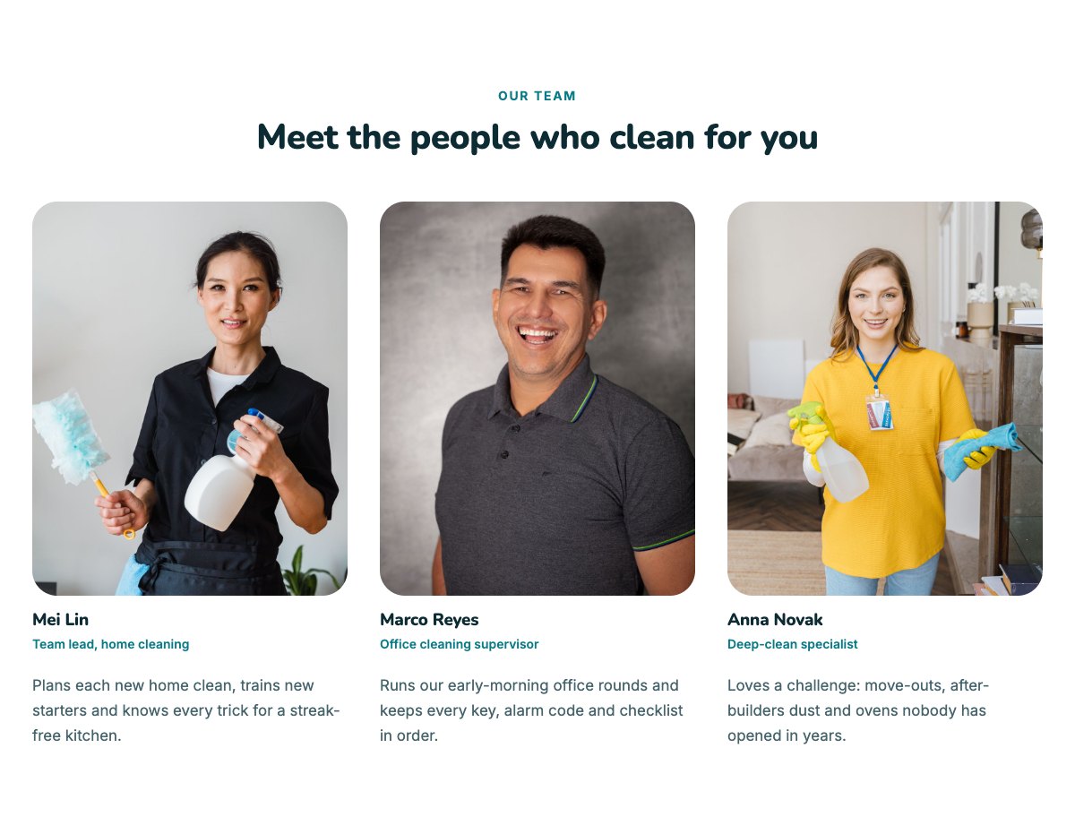 Your cleaners