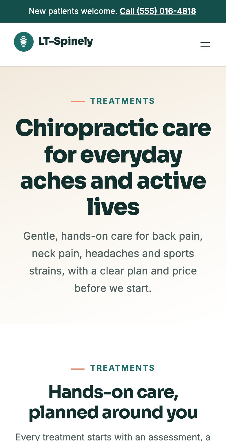 LT Spinely mobile treatments