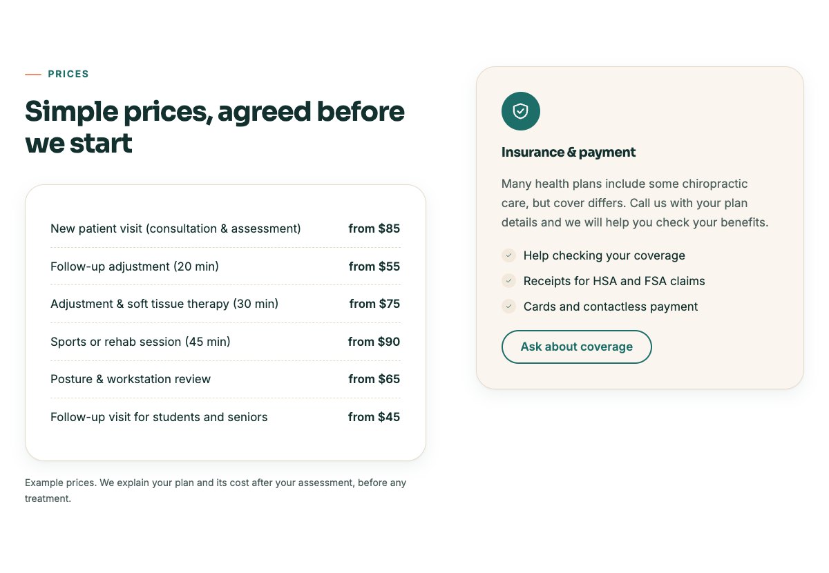 Prices and insurance