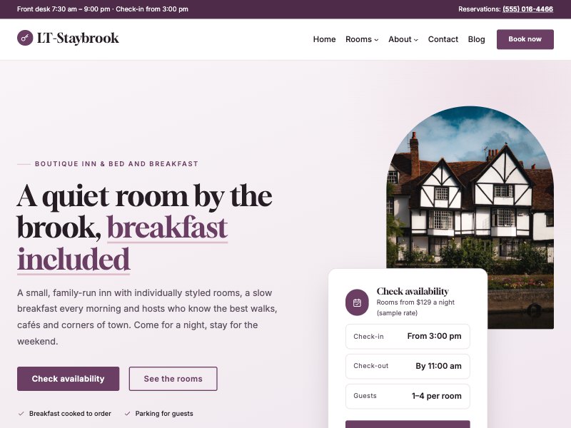 LT Staybrook – Moorland colour style