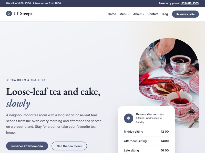 LT Steepa – Earl Grey colour style