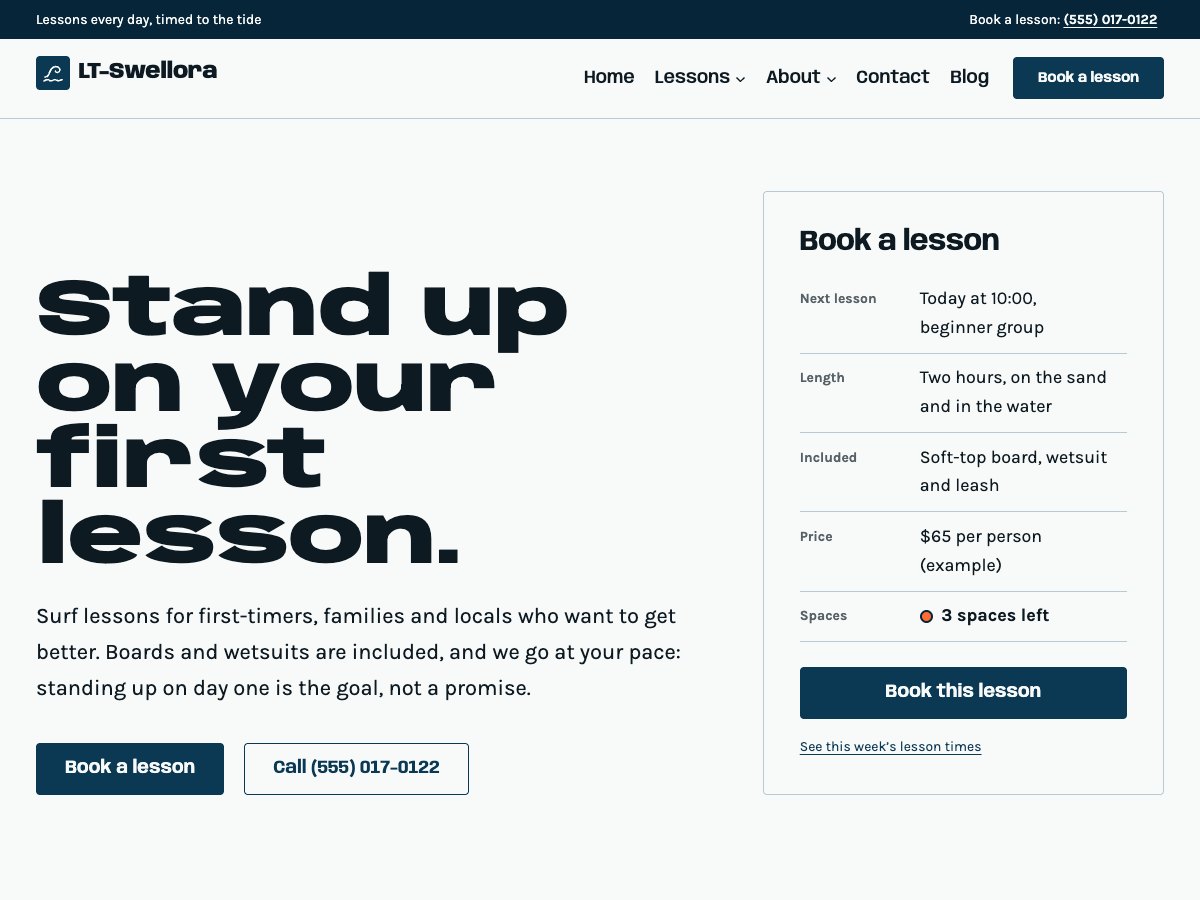 LT Swellora homepage