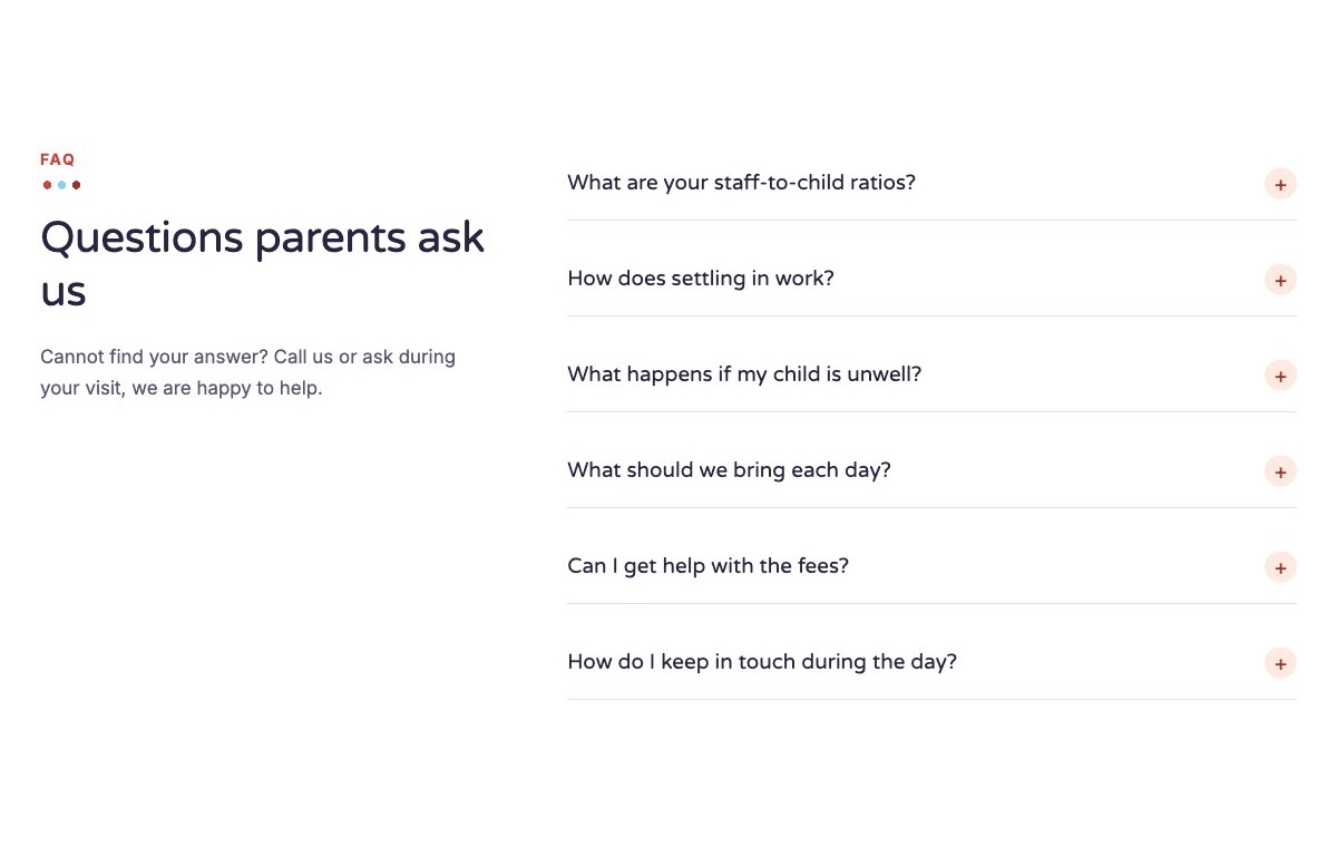 Questions parents ask