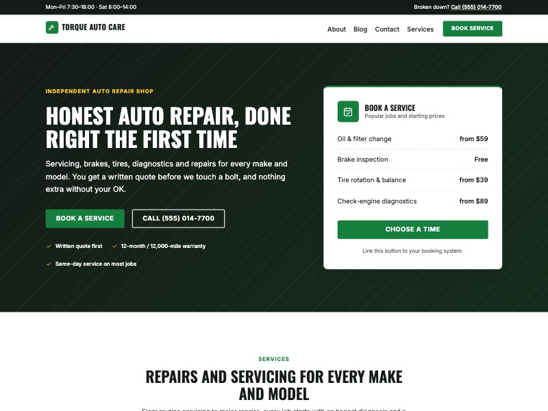 LT Torque – Pit Green colour style