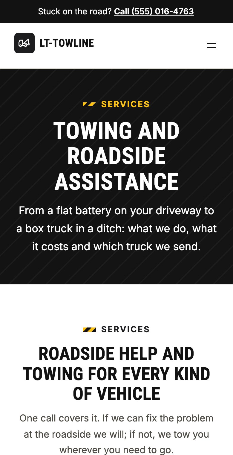 LT Towline mobile treatments