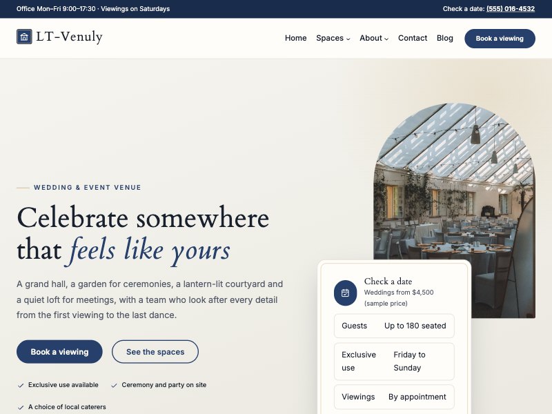 LT Venuly – Ballroom colour style