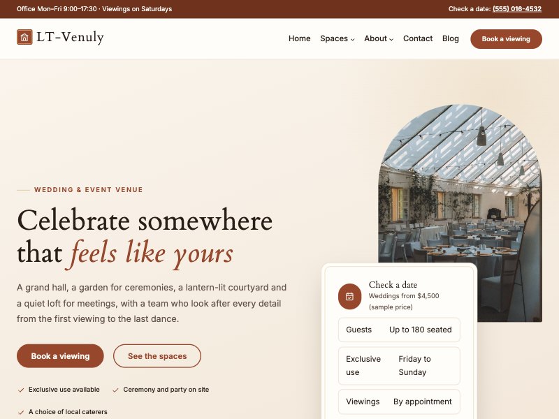 LT Venuly – Orangery colour style
