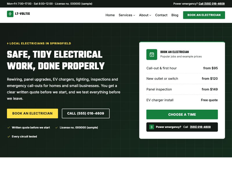LT Voltix – Ground Green colour style