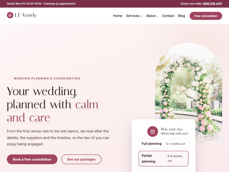 LT Vowly – Peony colour style