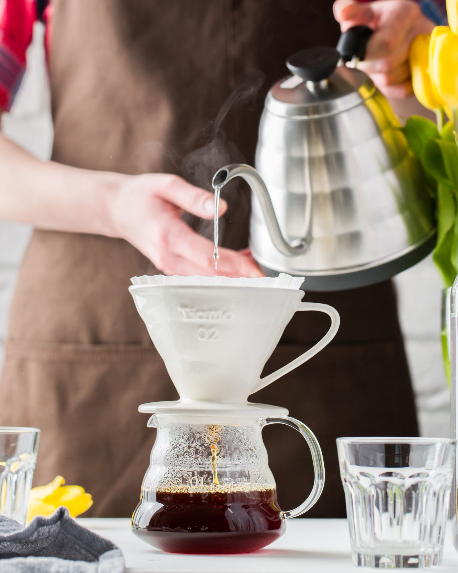 Pour-over, made slowly