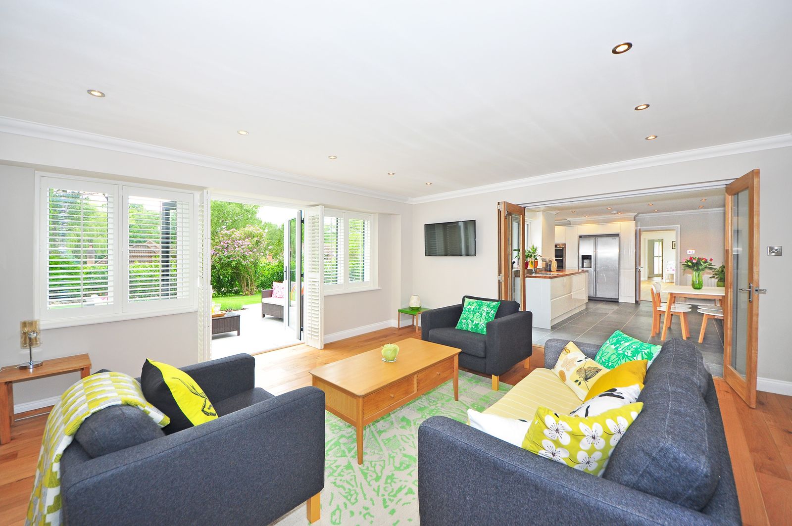 Bright living room