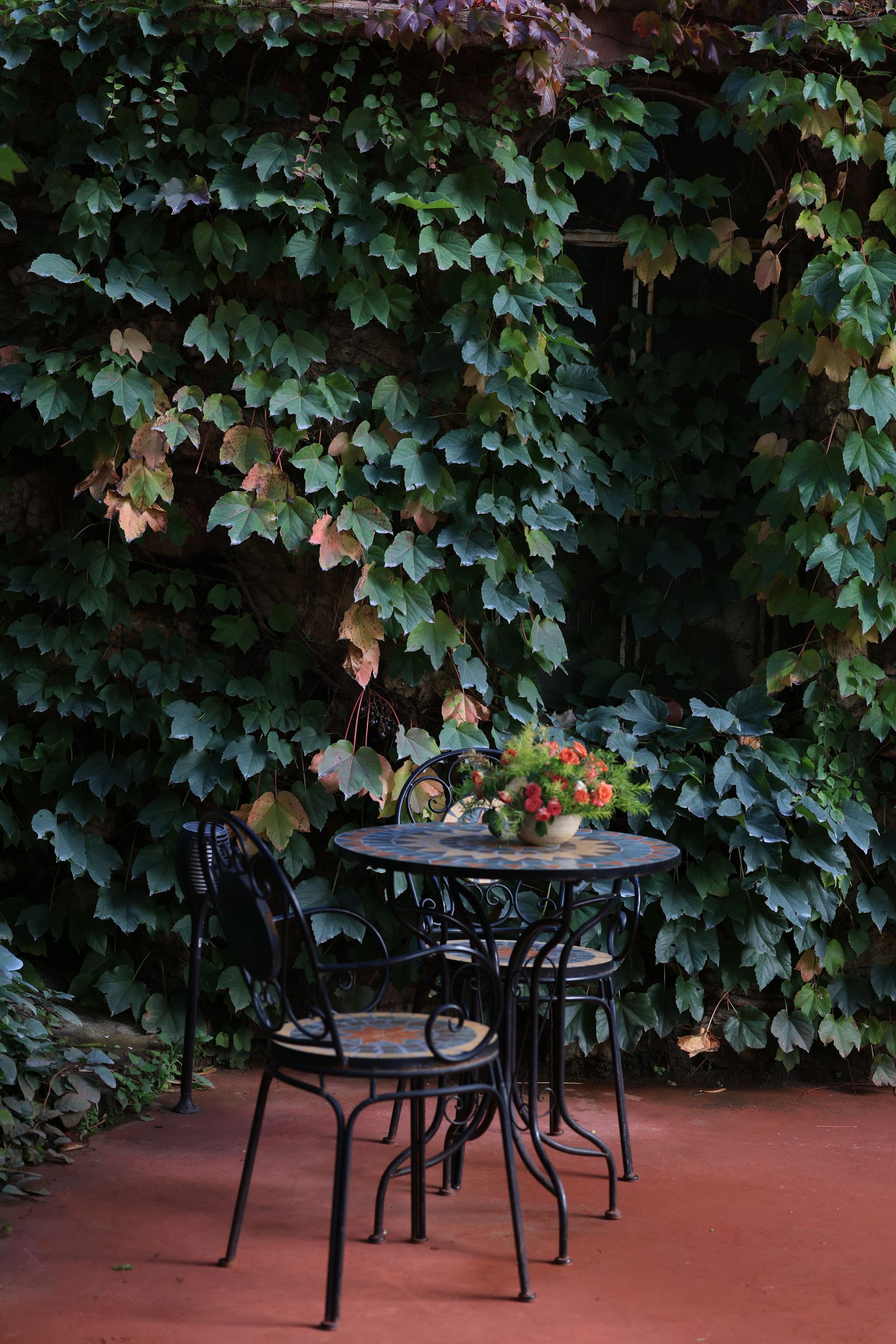 The garden terrace