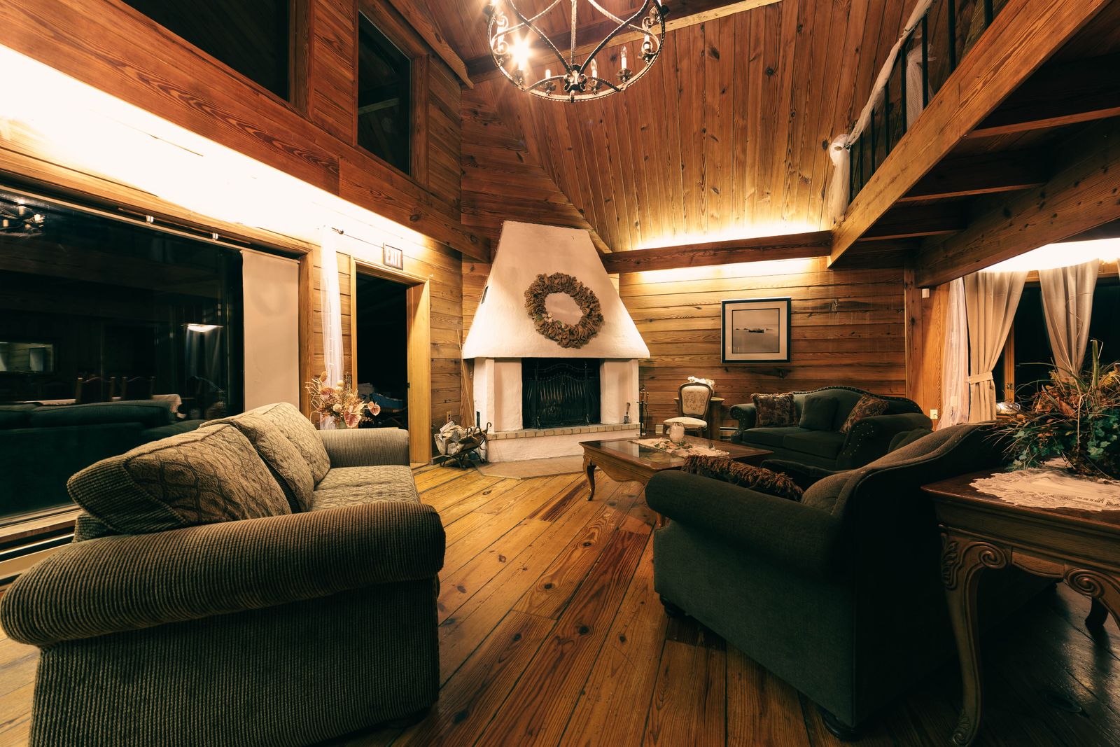 The guest lounge