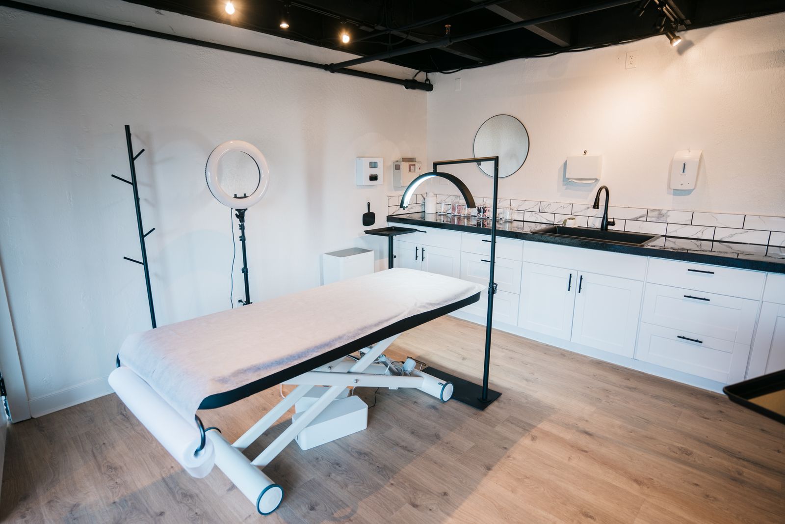 Treatment room at the clinic
