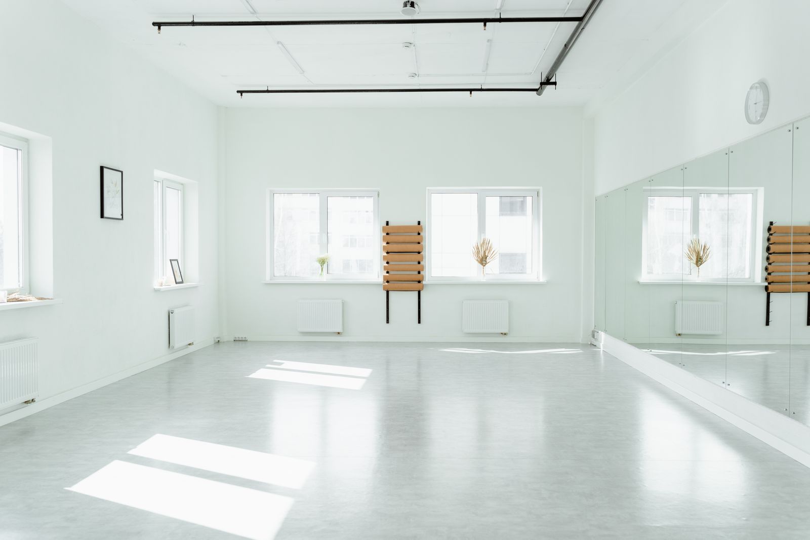 Barre and mirrors