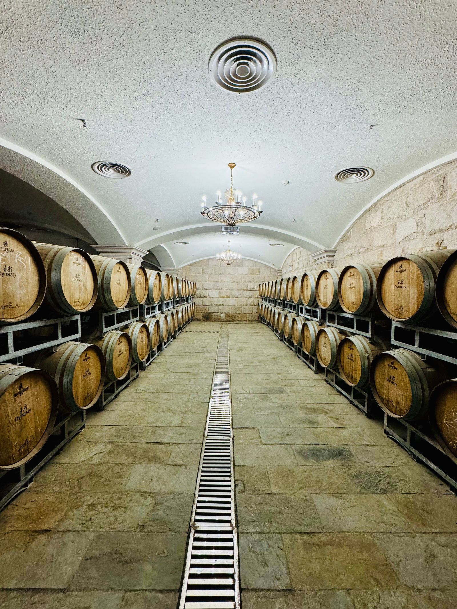 The barrel room
