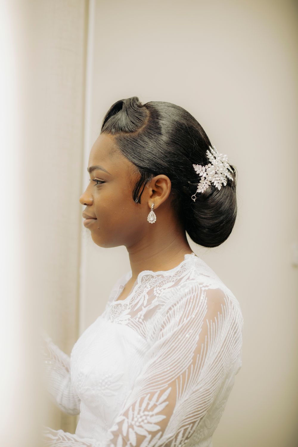 Bridal updo
