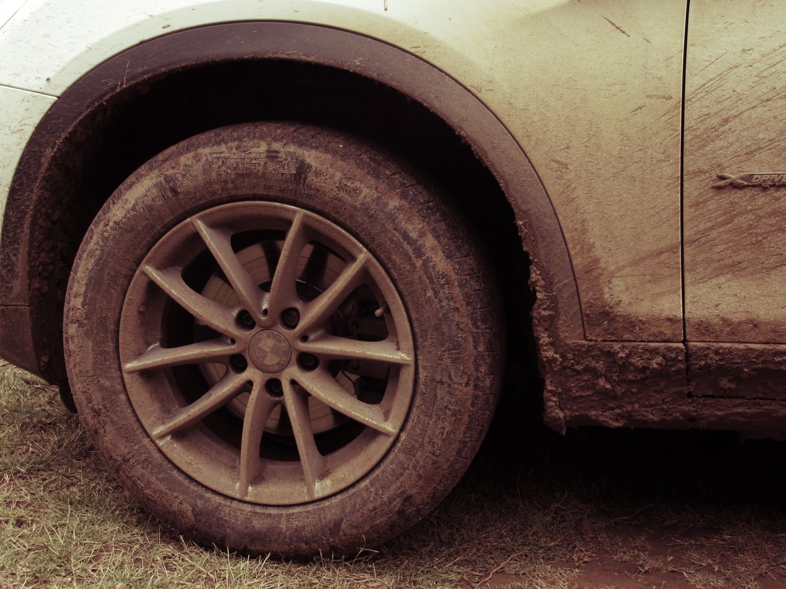 Wheel before the clean