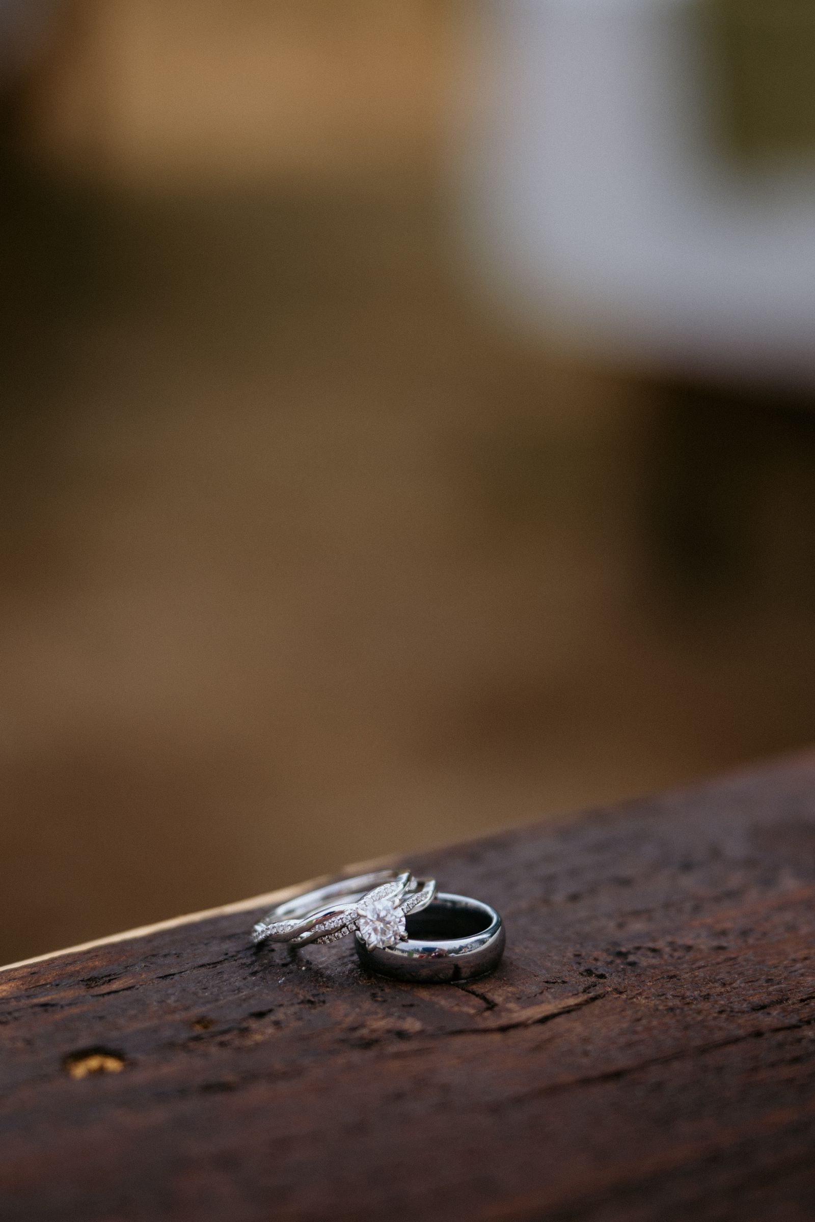 A pair of wedding bands