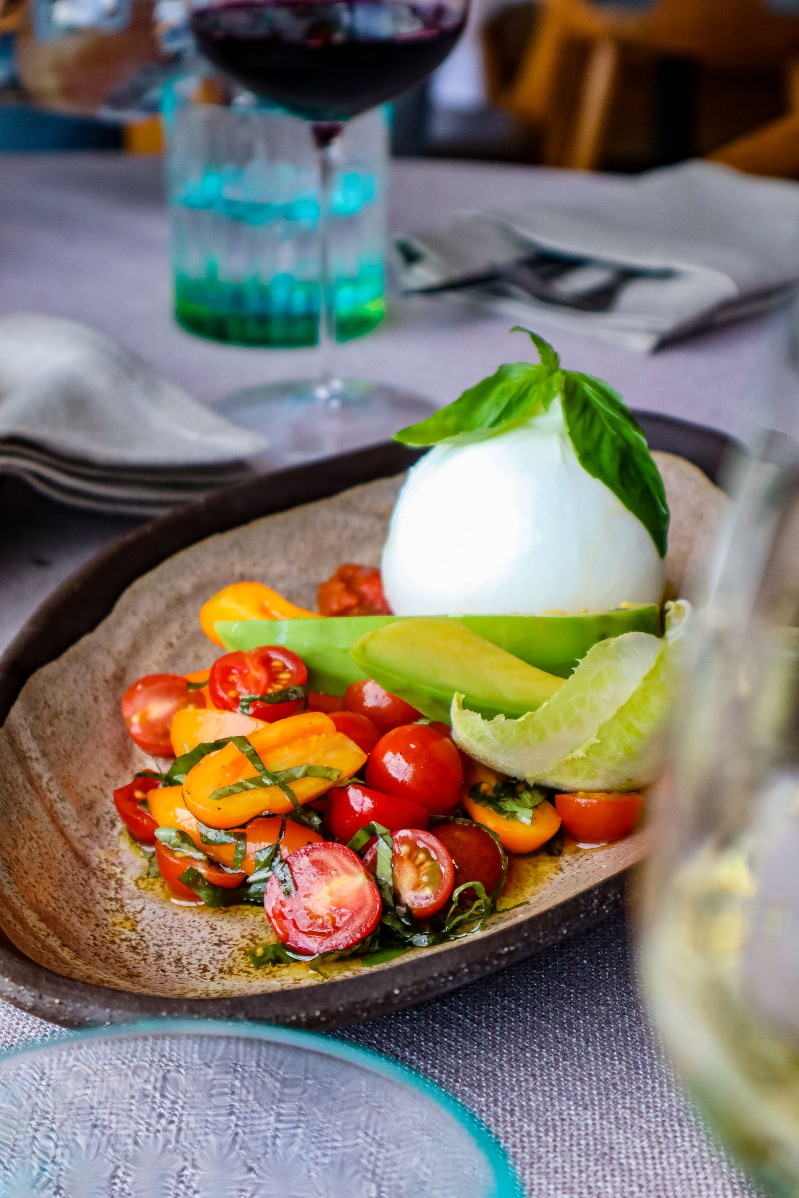 Burrata & heritage tomatoes