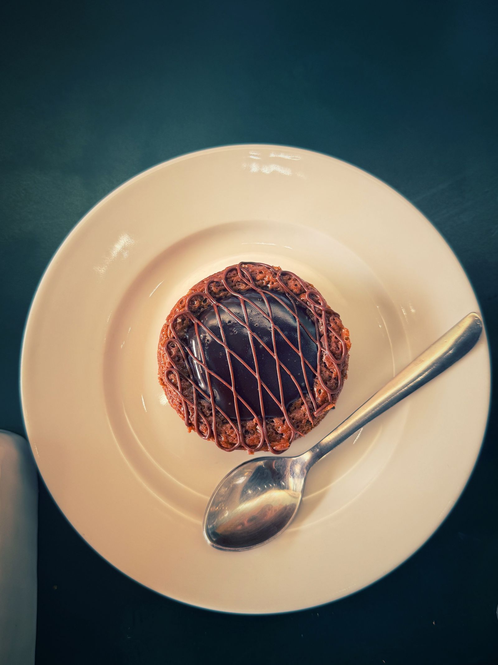 Dark chocolate tart