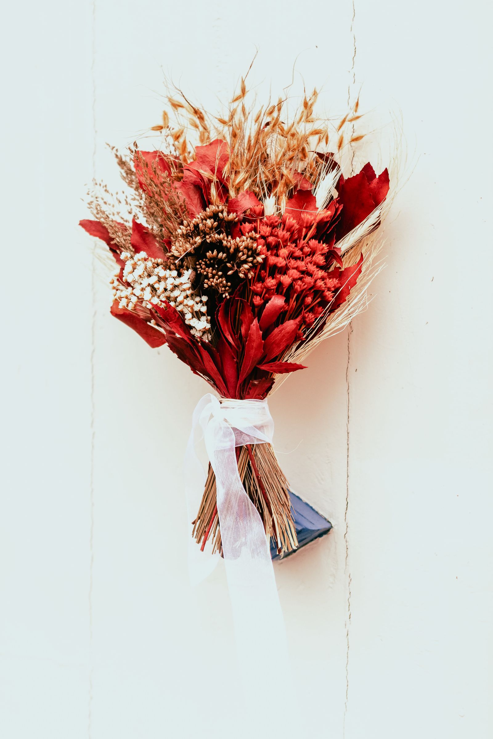 Dried flower posy